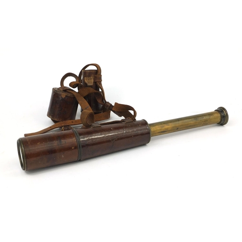 383 - Military interest MK IV 1917 three drawer telescope by R & J Beck of London, together with an aditio... 