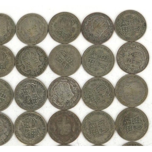 2774 - British pre decimal coinage including half crowns, shillings and six pence's, some Victorian example... 