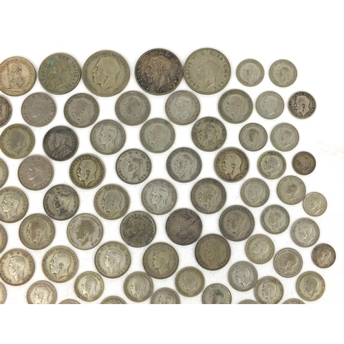 2769 - Large collection of British and World pre decimal coinage including half crowns, shillings, six penc... 