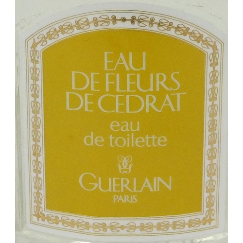 2274 - 50cl bottle of Guerlain De Cedrat Eau De Toilette perfume, 20cm high