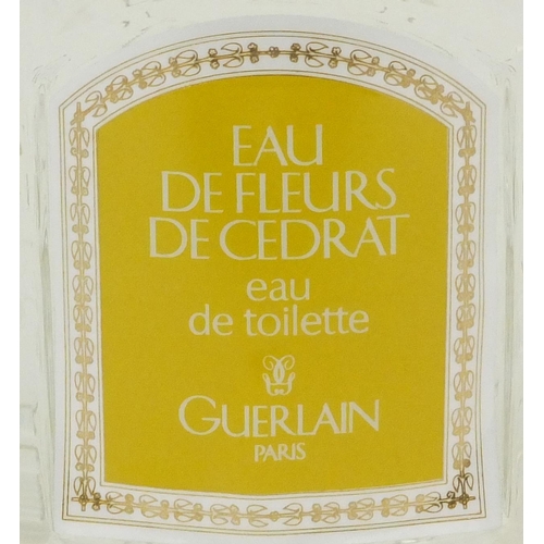 2273 - 50cl bottle of Guerlain De Cedrat Eau De Toilette perfume, 20cm high