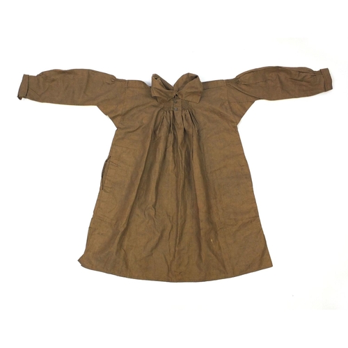 211 - Sussex shepherds three button smock, approximately 100cm in length