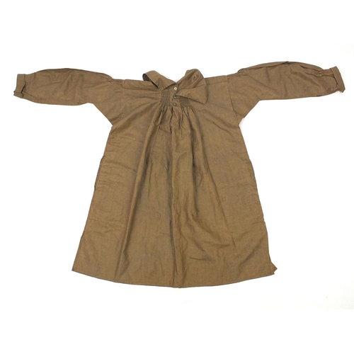 211 - Sussex shepherds three button smock, approximately 100cm in length