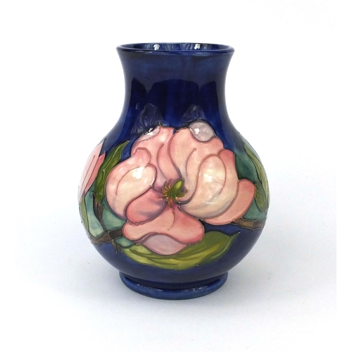 749 - William Moorcroft Clematis pottery vase, with hand painted and tube lined decoration, factory marks ... 