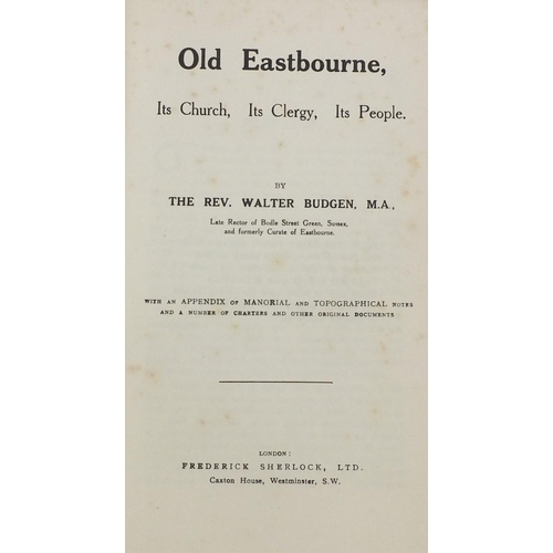 209 - Group of Eastbourne related ephemera including early 20th century black and white photographs of The... 