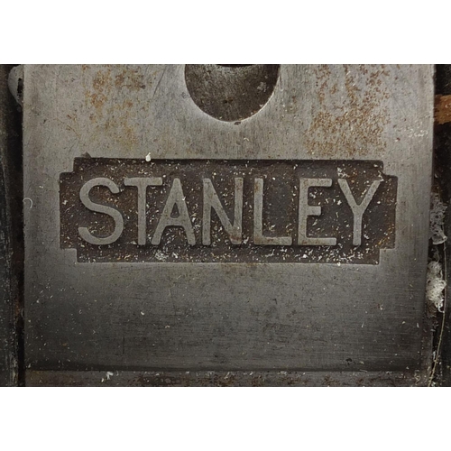 39 - Collection of Stanley smoothing planes, including model No.6, No.7 and No.4 the largest 42cm in leng... 