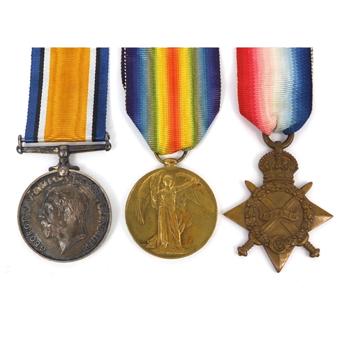 322 - British Military World War I trio awarded to 1172.PTE.S.BRISCOE.L'POOL.R. comprising The Victory med... 