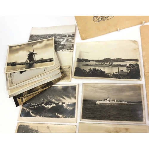 387 - Group of shipping and continental postcards, together with three certificates awarded to W. Craven o... 