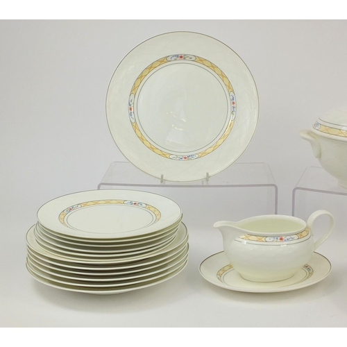 2278 - Collection of Villeroy & Boch Orlando pattern dinnerware including lidded tureen and dinner plate, t... 