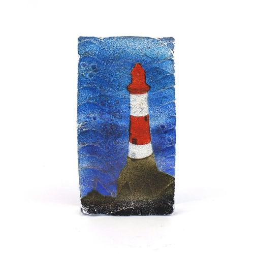 2354 - Caithness Beachy Head paperweight, limited edition 5/100, designed by Sarah Peterson, with certifica... 