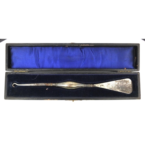 2472 - Four cased sets of silver items comprising knife, fork and spoon, babies food spoon and pusher, silv... 