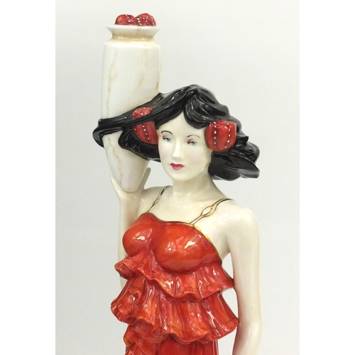 2171 - Minton advertising collection figurine - The Lady with the Vase, with fitted box, numbered 27/250, f... 