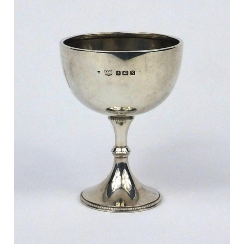 2446 - Small silver drinking cup, S.B & S Limited Birmingham 1934, 8.5cm high, approximate weight  64.8g