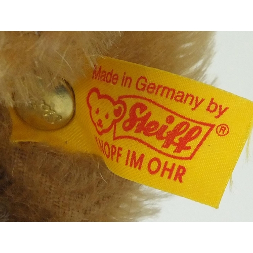 2340 - Large Steiff Foxy terrier dog with tag and pin to the ear, 38cm high