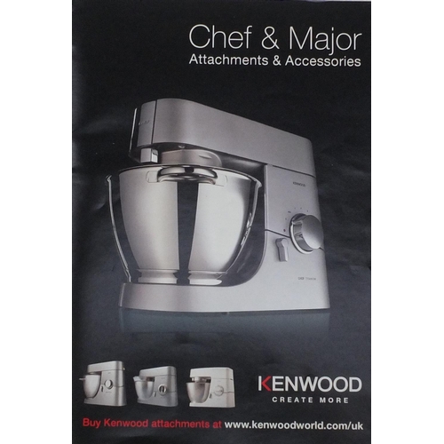 2081 - As new Kenwood Chef Titanium kitchen mixer with accessories