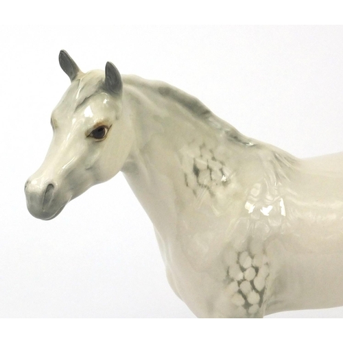 2106 - Beswick dappled grey horse, factory marks to the base, 20cm high