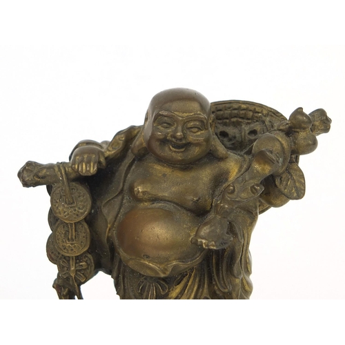 2237A - Two Chinese bronze Buddha's, the largest 10cm high