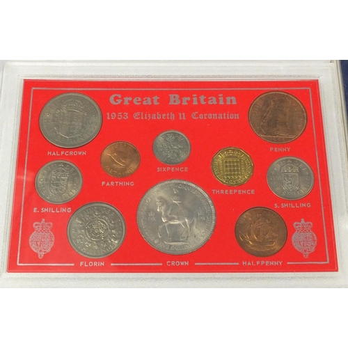 2783 - Group of proof coinage, some proof, including a coin commemorating Stanley Gibbons 140th Anniversary... 