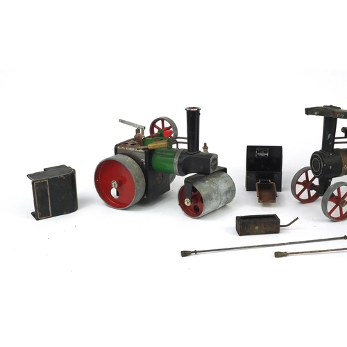 2341 - Two Mamod steam engines including a Rusthall Haulage example, the largest 22cm long