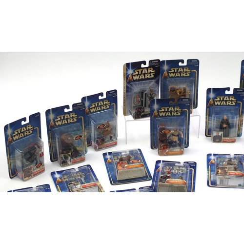 2325 - Star Wars episode two figures all boxed, including Clone Trooper, Mace Windu, Yoda and Obi-Wan Kenob... 