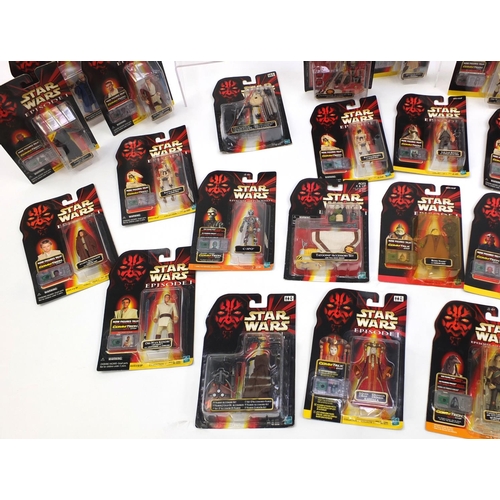 2326 - Star Wars episode one figures all boxed, including Darth Maul, Anakin Skywalker, Gasgano and Qui-Gon... 