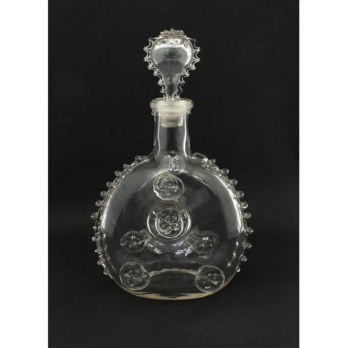 741 - Baccarat Remy Martin glass decanter, 27cm high