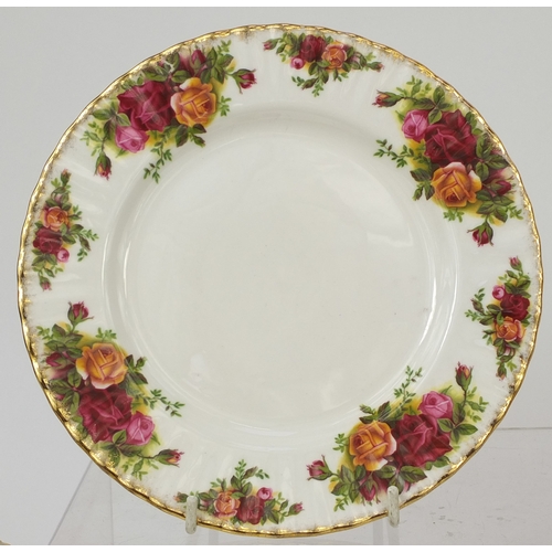 2242 - Royal Albert Old country roses dinner/tea ware including trio's, plates and bowls, the larger cups 8... 