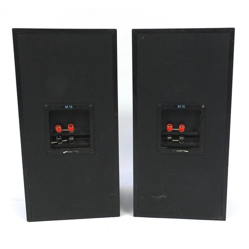 241 - Pair of Tanoy M15 speakers, 50cm high