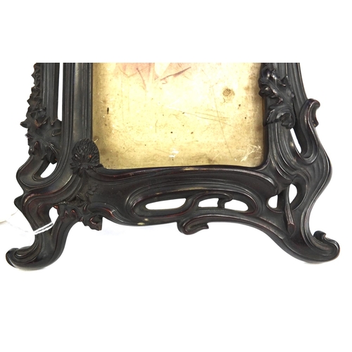 360 - Two Victorian style photo frames, the larger 26cm high