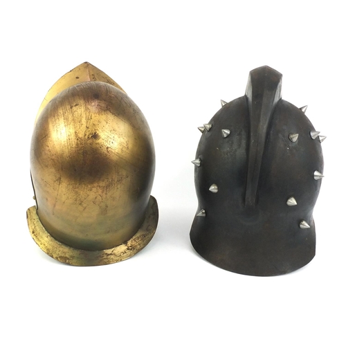 649 - Two decorative Gladiator helmets