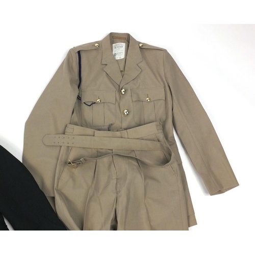 642 - Military interest tropical officers uniform and R.U.C jacket