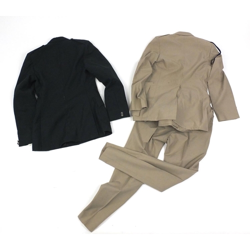 642 - Military interest tropical officers uniform and R.U.C jacket