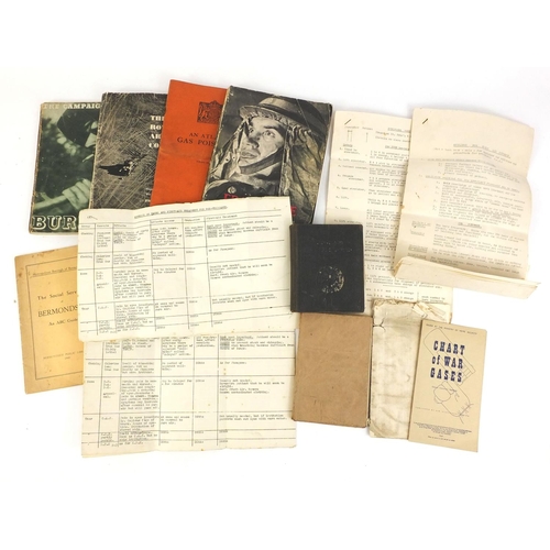 639 - Collection of Military interest ephemera