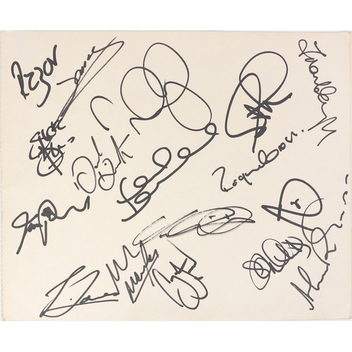 638 - Westham Football Team photograph, bearing various signatures, including Razor Ruddock, Teddy Shering... 