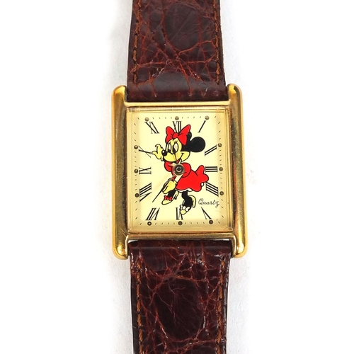 354 - Two 1980s Walt Disney wristwatches comprising Kermit the Frog and Minnie House