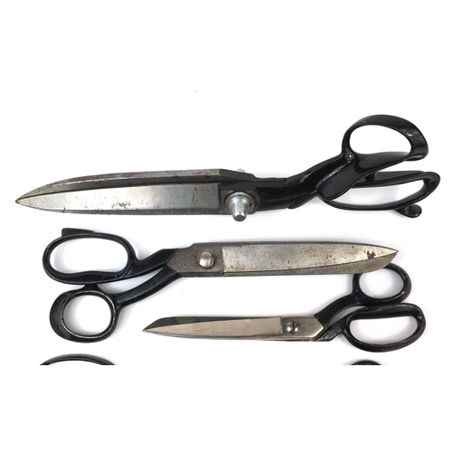 377A - Collection of tailors scissors including a pair of 15