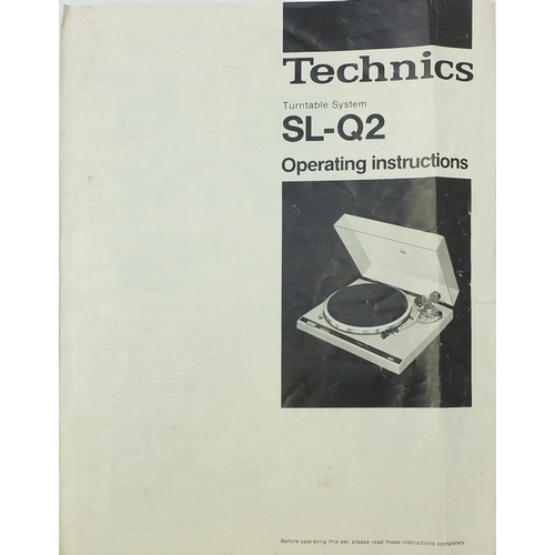 709 - Retro Technics SL-Q2 turn table system, with instruction manual and box