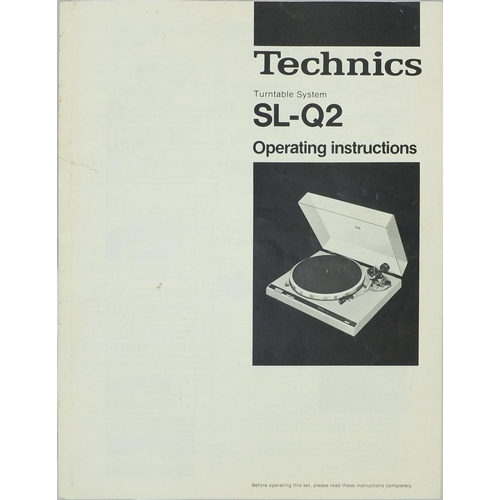 708 - Retro Technics SL-Q2 turn table system, with instruction manual and box