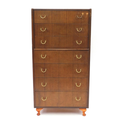 46 - G-Plan seven drawer chest, 118cm high