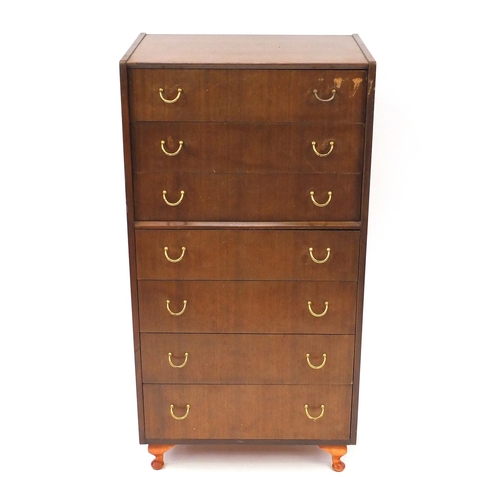 46 - G-Plan seven drawer chest, 118cm high