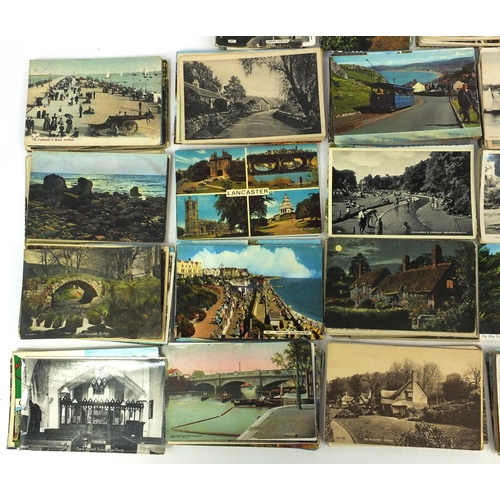 728 - Box of assorted topographical postcards including New Forest, Dorset, Bournemouth, Weston Super Mare... 