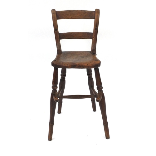 78 - Vintage childs high chair, 80cm high