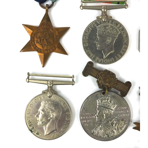 772 - Military items including World War II medals, 19th century French enamelled pendant, World War II Am... 