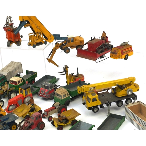 301 - Large selection of assorted die cast vehicles including Corgi, Dinky and Liebherr examples