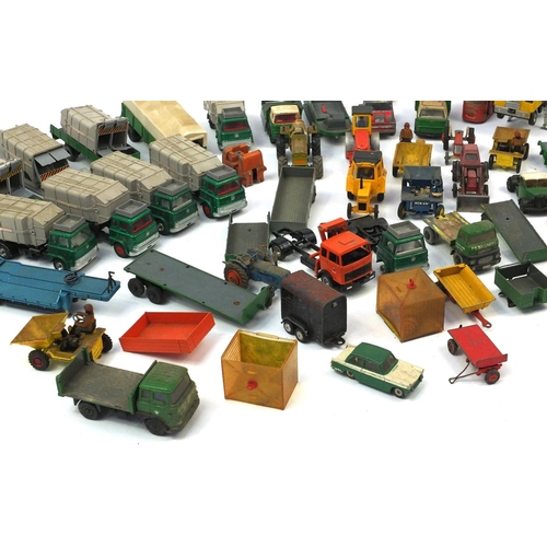 301 - Large selection of assorted die cast vehicles including Corgi, Dinky and Liebherr examples