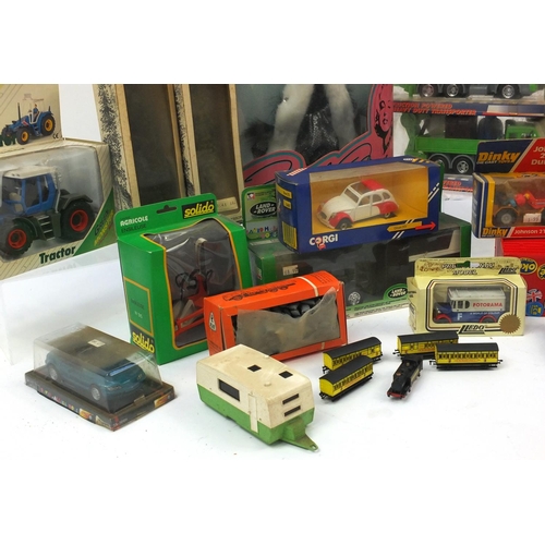 335 - Collection of mostly die cast vehicles including Solido examples, some boxed together with a boxed M... 