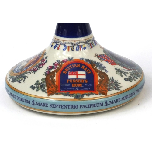 471 - Seton pottery Lambs Navy Rum decanter and a Wade Pusser's Rum decanter