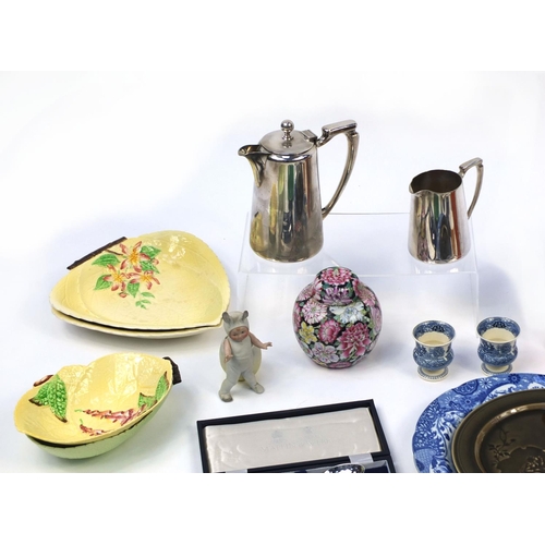 328 - Assorted china and metal ware including, Mappin plate tea service, Mappin & Webb cased flatware, Car... 