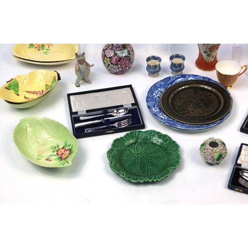 328 - Assorted china and metal ware including, Mappin plate tea service, Mappin & Webb cased flatware, Car... 