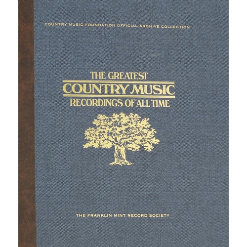 2156 - The Greatest Country Music recordings of all time, thirteen vinyl records by the Franklin Mint